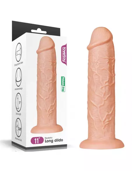 11'' Realistic Long Dildó Flesh Dongok - Dildók Lovetoy