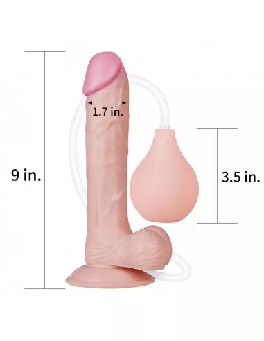 9'' Squirt Extreme Dildó Flesh Dongok - Dildók Lovetoy