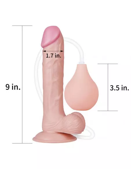 9'' Squirt Extreme Dildó Flesh Dongok - Dildók Lovetoy