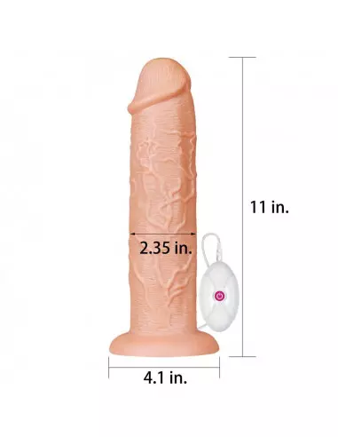 11'' Realistic Long Dildo Flesh Vibrátor Realisztikus vibrátorok Lovetoy