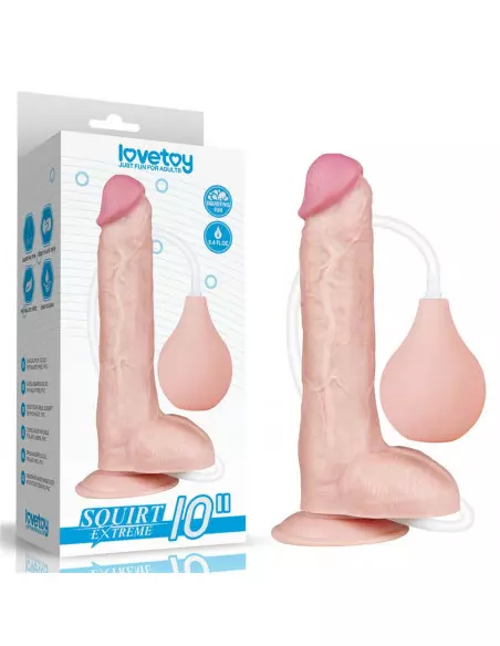 10'' Squirt Extreme Dildó Flesh Dongok - Dildók Lovetoy