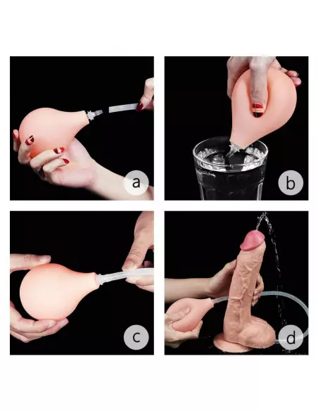 10'' Squirt Extreme Dildó Flesh Dongok - Dildók Lovetoy