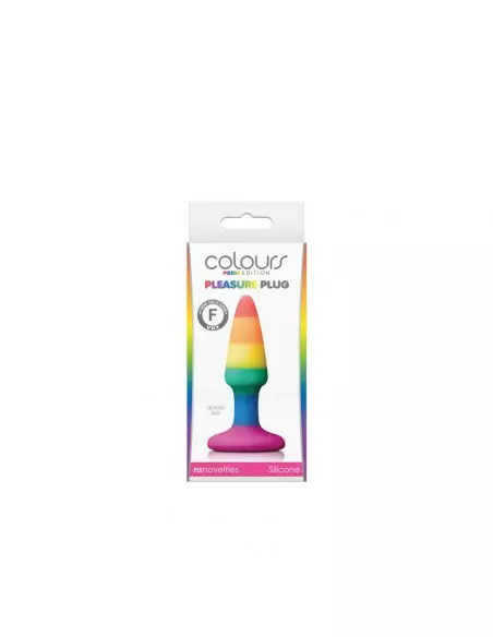 Colours - Pride Edition - Pleasure Plug - Mini -Rainbow Fenékdugó Fenékdugók NS Toys