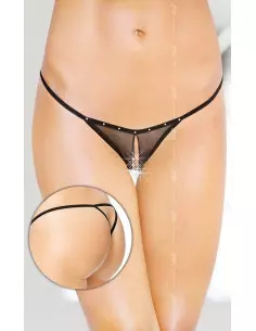 Pántos Tanga 2460 - Fekete S/L Női fehérneműk Softline