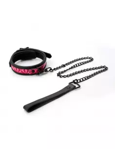 Sinful - 1'' Collar - Pink Nyakörv Pórázzal Nyakörv és póráz NS Toys 2