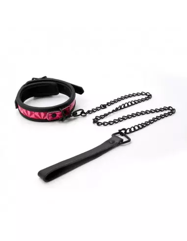Sinful - 1'' Collar - Pink Nyakörv Pórázzal Nyakörv és póráz NS Toys