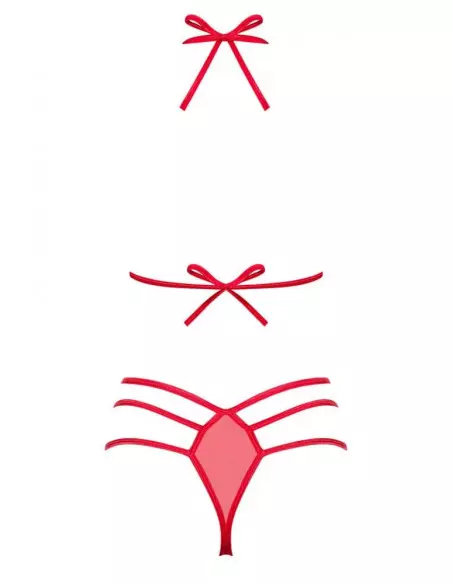 Giftella 2 db-os Szett S/M Vörös Együttesek Obsessive