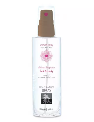 Bed & Body Feromon Spray - Cherry & White Lotus 100 ml Parfümök Shiatsu