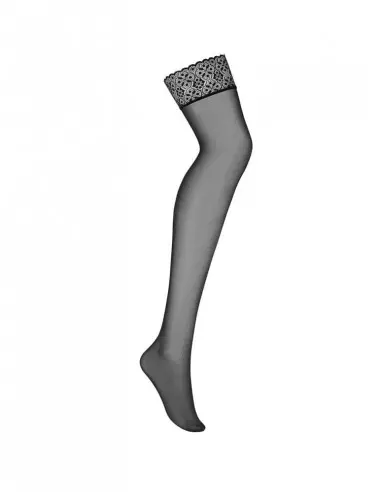 Shibu stockings black L/XL Harisnyák - Harisnyatartók Obsessive