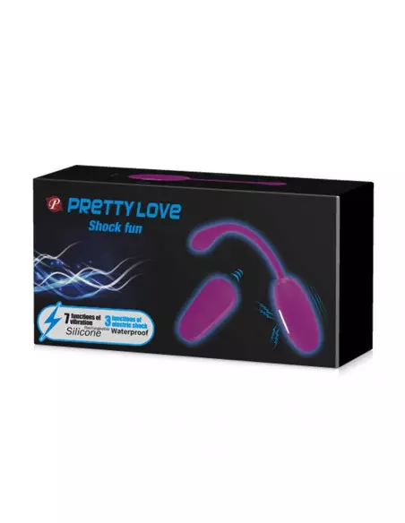 Pretty Love Shock Fun Purple Vibrátor Mini vibrátorok és tojások Pretty Love