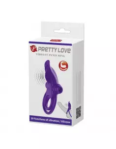 Pretty Love Vibrant Purple Péniszgyűrű Péniszgyűrűk - Mandzsetták Pretty Love