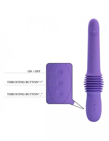 Pretty Love Pazuzu Purple Vibrátor Realisztikus vibrátorok Pretty Love