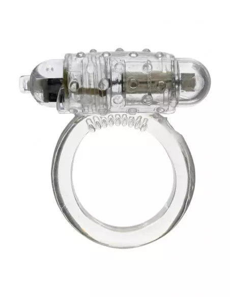 Silicone Vibrating Clear Péniszgyűrű Péniszgyűrűk - Mandzsetták Seven Creations