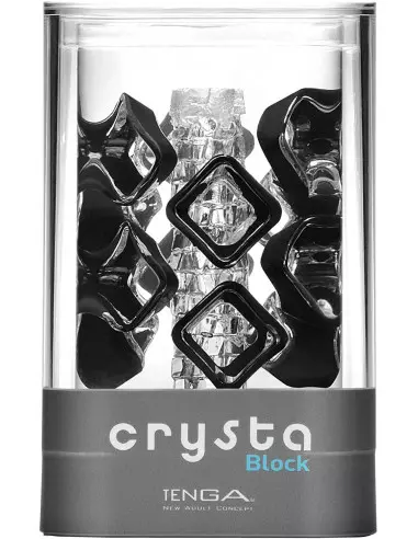 TENGA crysta Block Maszturbátor Férfi maszturbátorok Tenga