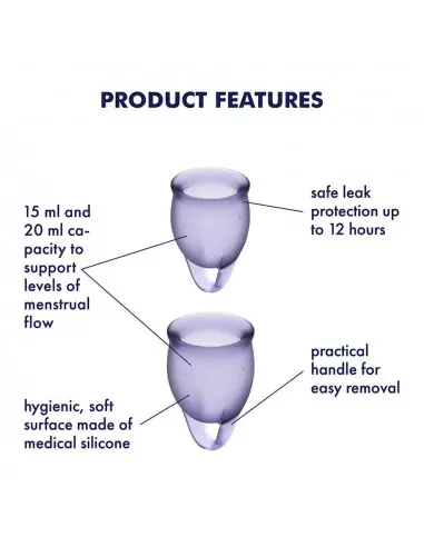 Feel confident Intimkehely Lila Intim higiénia Satisfyer