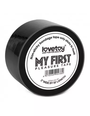 Non-Sticky Bondage Tape Black Ragasztószalag Bilincsek - Kötözők Lovetoy