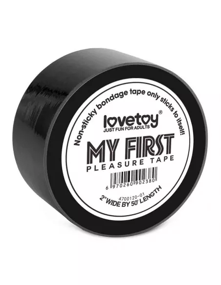 Non-Sticky Bondage Tape Black Ragasztószalag Bilincsek - Kötözők Lovetoy