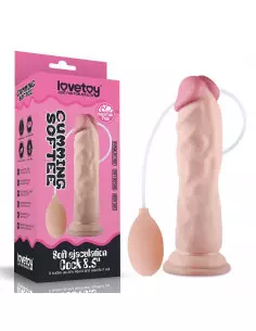 8.5" Soft Ejaculation Cock Dildó Dongok - Dildók Lovetoy