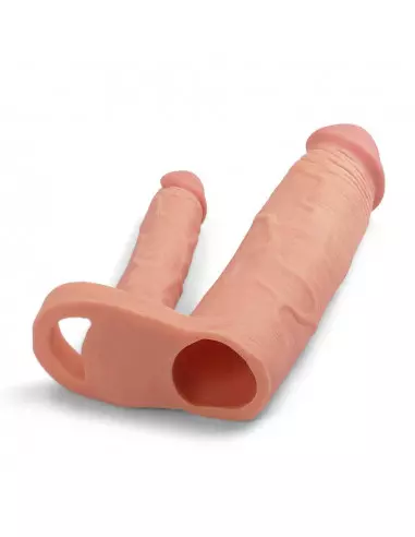 Add 2" Double Penis Sleeve Péniszköpeny Péniszköpenyek - Hosszabítók Lovetoy