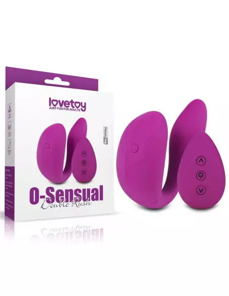 O-Sensual Double Rush Vibrátor Nonfiguratív vibrátorok Lovetoy