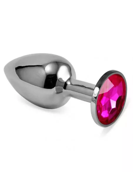 Rosebud Classic Metal Plug S Fuchsia Fenékdugó Fenékdugók Lovetoy