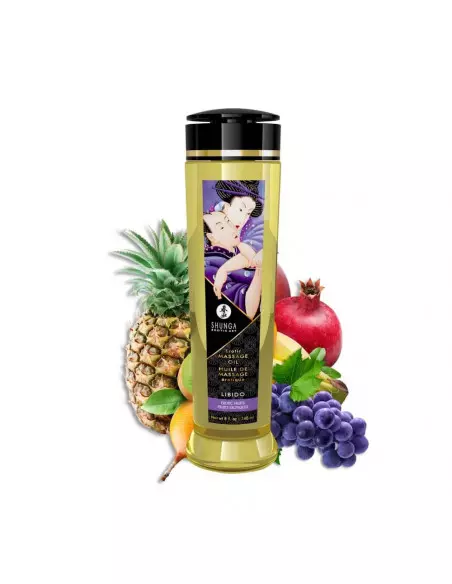 EROTIC EXOTIC FRUITS Masszázsolaj 240 ml Masszázsgyertyák és olajok Shunga
