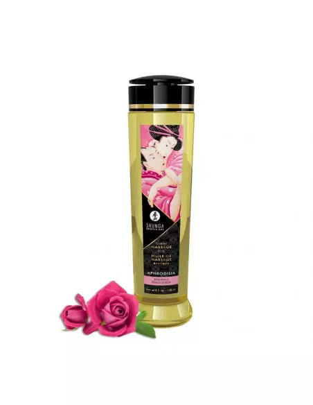 EROTIC Rose Masszázsolaj 240 ml Masszázsgyertyák és olajok Shunga EROTIC Rose Masszázsolaj 240 ml Masszázsgyertyák és olajok Shunga