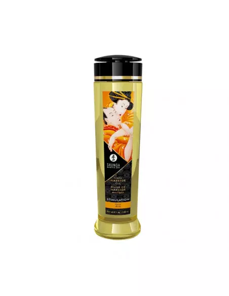 EROTIC PEACH Masszázsolaj 240 ml Masszázsgyertyák és olajok Shunga EROTIC PEACH Masszázsolaj 240 ml Masszázsgyertyák és olajok Shunga
