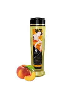 EROTIC PEACH Masszázsolaj 240 ml Masszázsgyertyák és olajok Shunga
