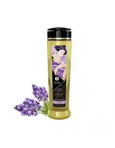EROTIC LAVENDER Masszázsolaj 240 ml Masszázsgyertyák és olajok Shunga