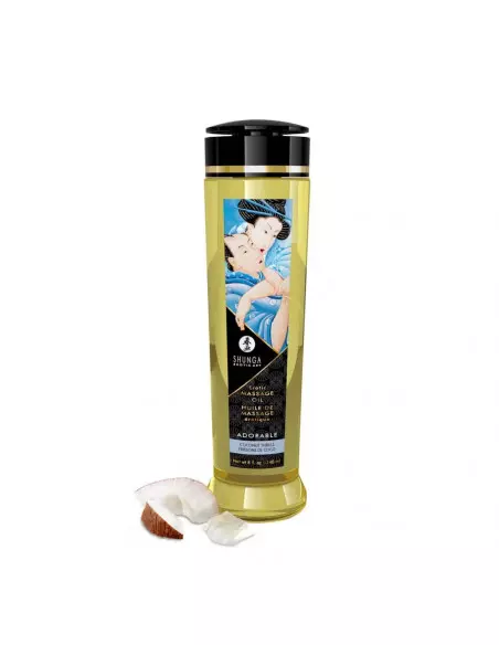 EROTIC COCONUT THRILLS Masszázsolaj 240 ml Masszázsgyertyák és olajok Shunga
