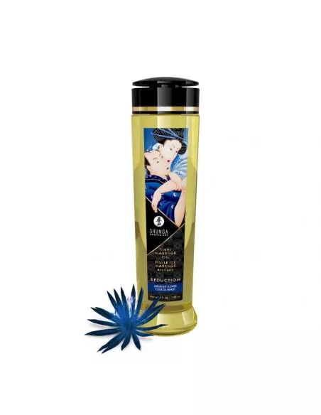 EROTIC MIDNIGHT FLOWER Masszázsolaj 240 ml Masszázsgyertyák és olajok Shunga