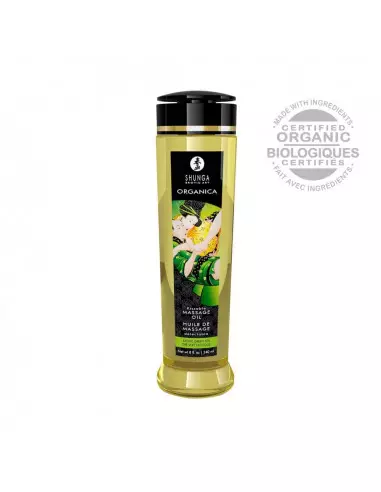 ORGANICA GREEN TEA Masszázsolaj 240 ml Masszázsgyertyák és olajok Shunga