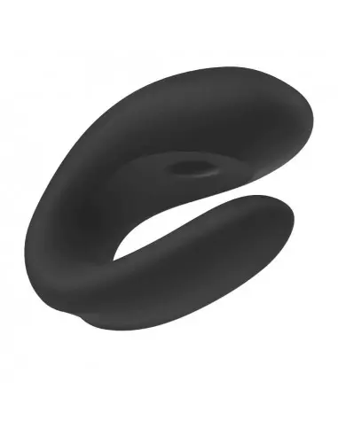Double Joy (Black) Okos Párvibrátor Okos vibrátorok Satisfyer