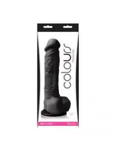 Colours Pleasure Large Black Dildó Dongok - Dildók NS Toys