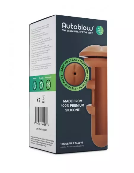 Autoblow A.I. Silicone Anus Sleeve - Brown Csere Betét Termék tartozékok Autoblow Autoblow A.I. Silicone Anus Sleeve - Brown Csere Betét Termék tartozékok Autoblow