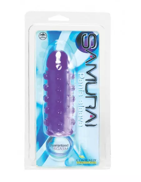 Samurai Penis Sleeve Purple Péniszköpeny Péniszköpenyek - Hosszabítók Nmc