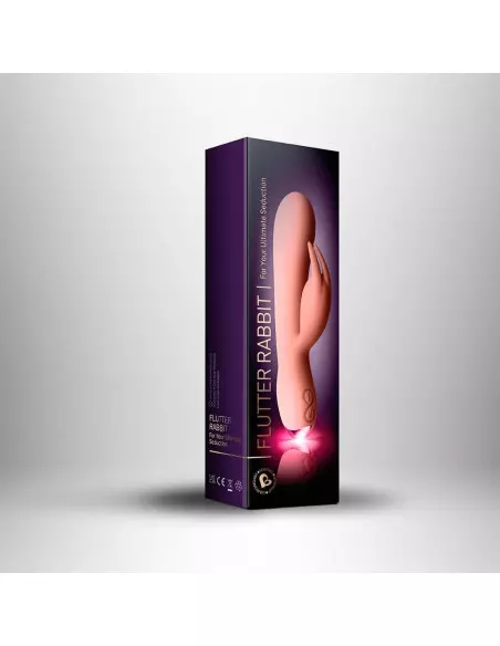 Flutter Rabbit - Pink Vibrátor Nonfiguratív vibrátorok Rocks-Off