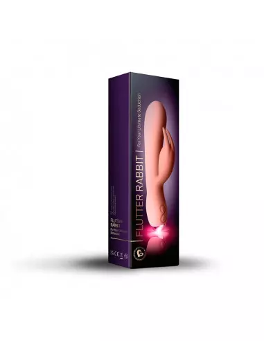 Flutter Rabbit - Pink Vibrátor Nonfiguratív vibrátorok Rocks-Off