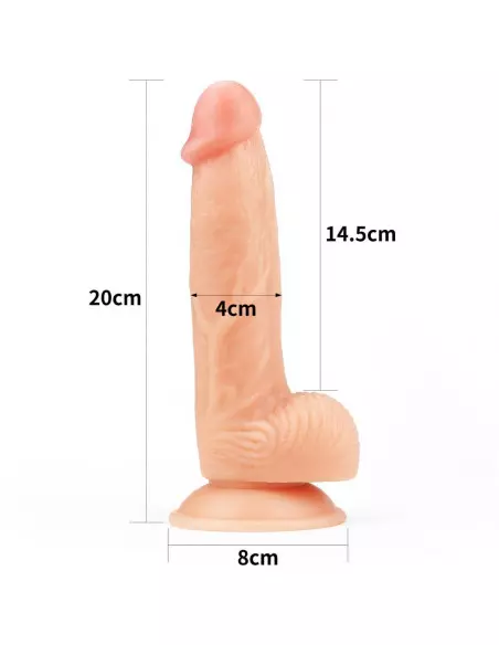 8" The Ultra Soft Dude 1 Dildó Dongok - Dildók Lovetoy 8" The Ultra Soft Dude 1 Dildó Dongok - Dildók Lovetoy