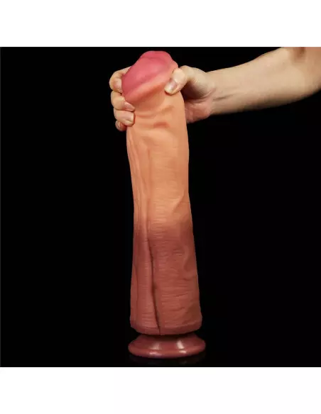 12'' Dual layered Platinum Silicone Cock Dildó Dongok - Dildók Lovetoy