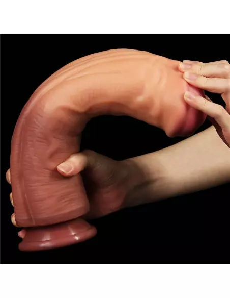 12'' Dual layered Platinum Silicone Cock Dildó Dongok - Dildók Lovetoy