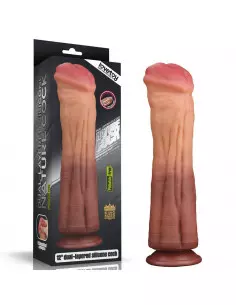 12'' Dual layered Platinum Silicone Cock Dildó Dongok - Dildók Lovetoy