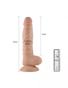 8.5" Real Extreme Dildo Vibrátor Realisztikus vibrátorok Lovetoy 2