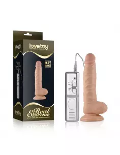 8.5" Real Extreme Dildo Vibrátor Realisztikus vibrátorok Lovetoy
