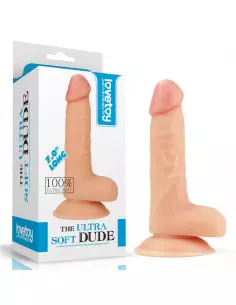 7" The Ultra Soft Dude Dildó Dongok - Dildók Lovetoy
