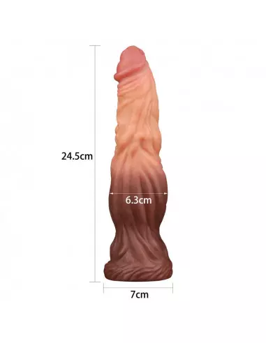 9.5'' Dual layered Liquid Silicone Nature Cock Dildó Dongok - Dildók Lovetoy