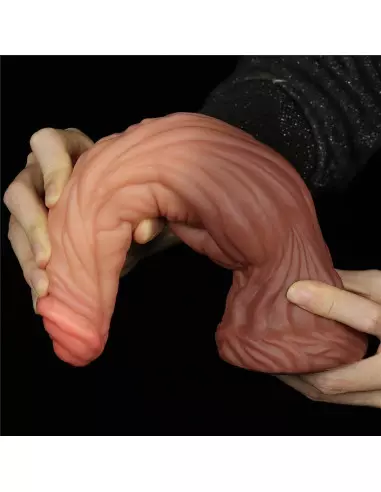 9.5'' Dual layered Liquid Silicone Nature Cock Dildó Dongok - Dildók Lovetoy