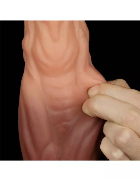 9.5'' Dual layered Liquid Silicone Nature Cock Dildó Dongok - Dildók Lovetoy