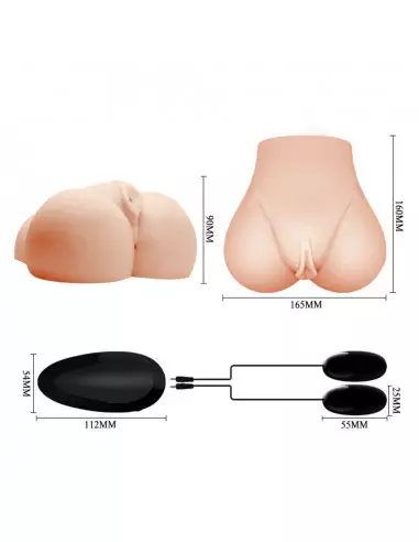 Crazy Bull Realistic Vagina and Anal Lifelike Experiens Maszturbátor Férfi maszturbátorok Crazy Bull